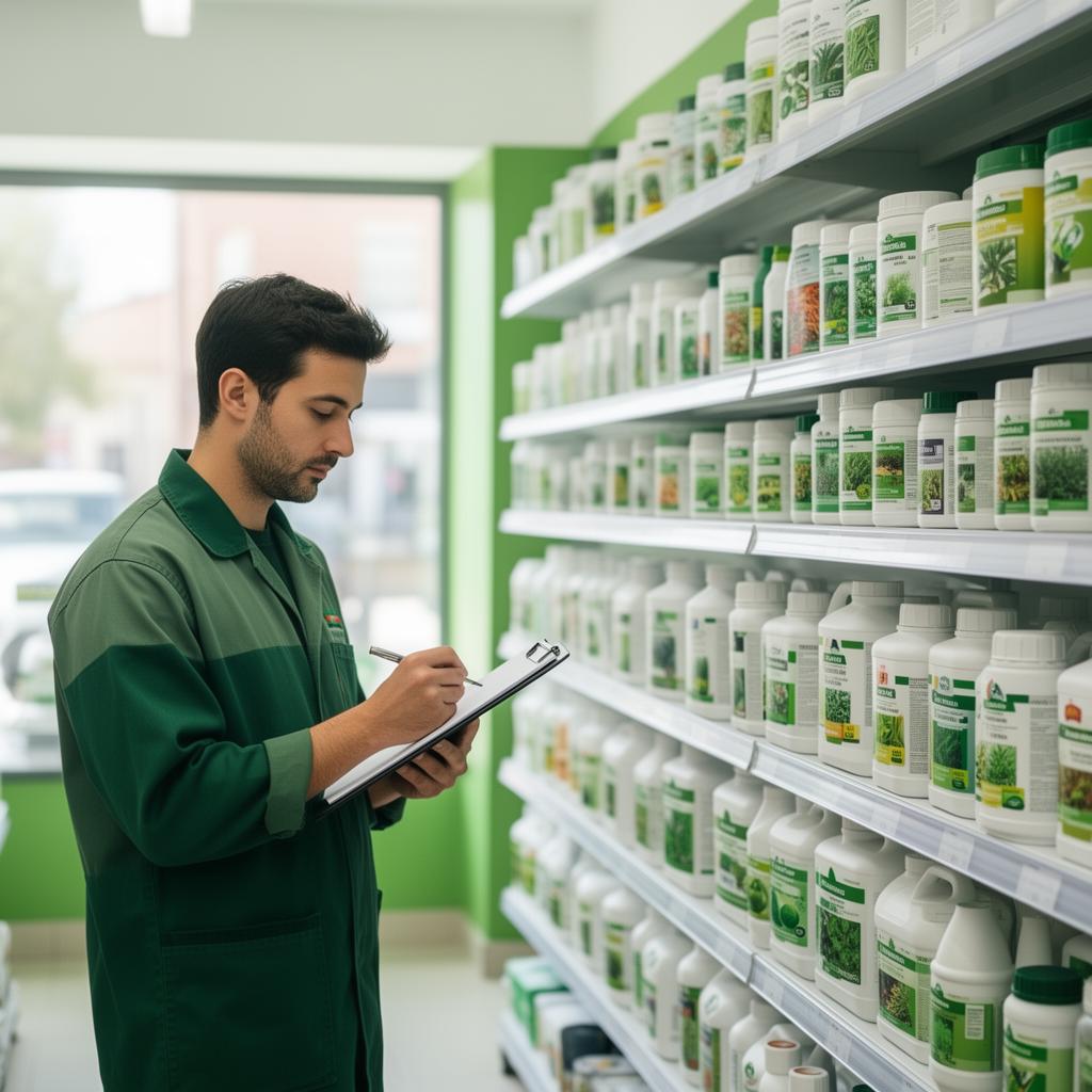 Comercio de productos fitosanitarios para profesionales agrícolas